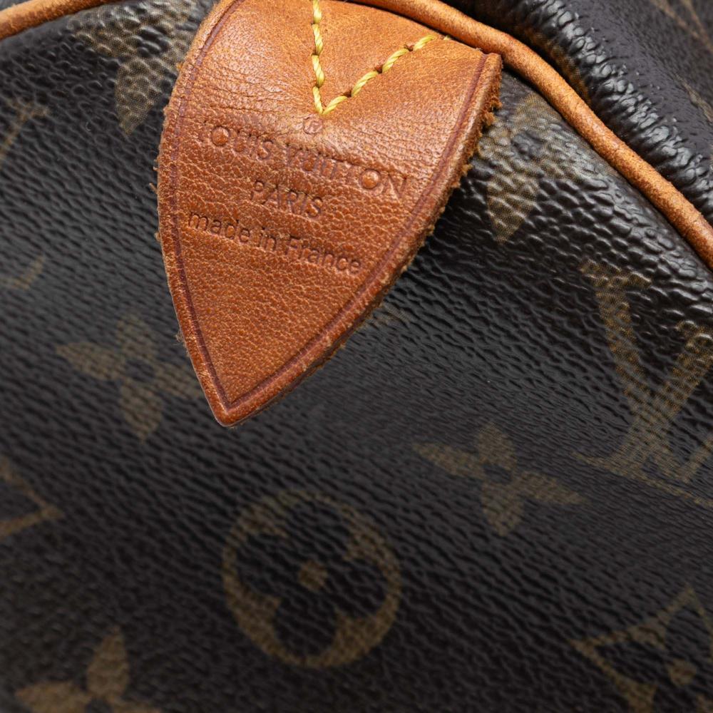 Louis Vuitton B Louis Vuitton Brown Monogram Canvas Fabric Monogram Speedy 30 France