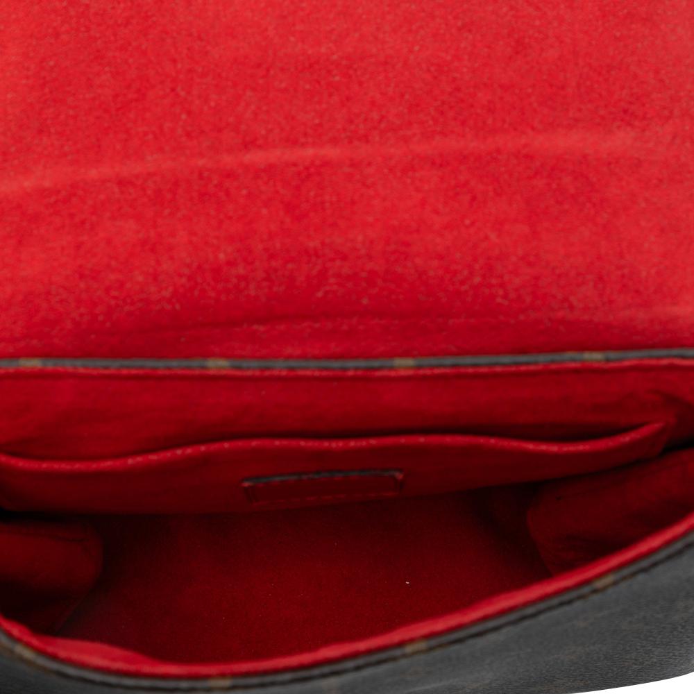 Louis Vuitton AB Louis Vuitton Brown with Red Monogram Canvas Fabric Monogram Locky BB France