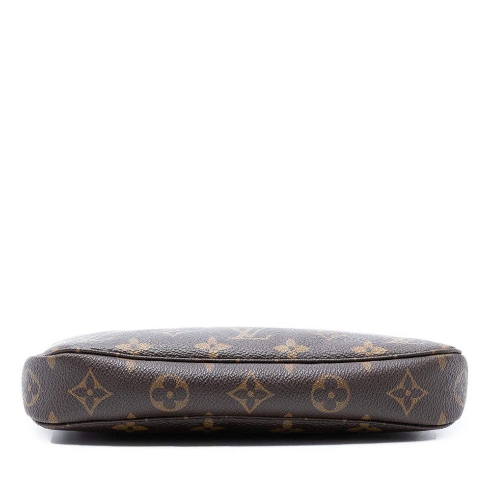Louis Vuitton AB Louis Vuitton Brown Monogram Canvas Fabric Monogram Pochette Accessoires France