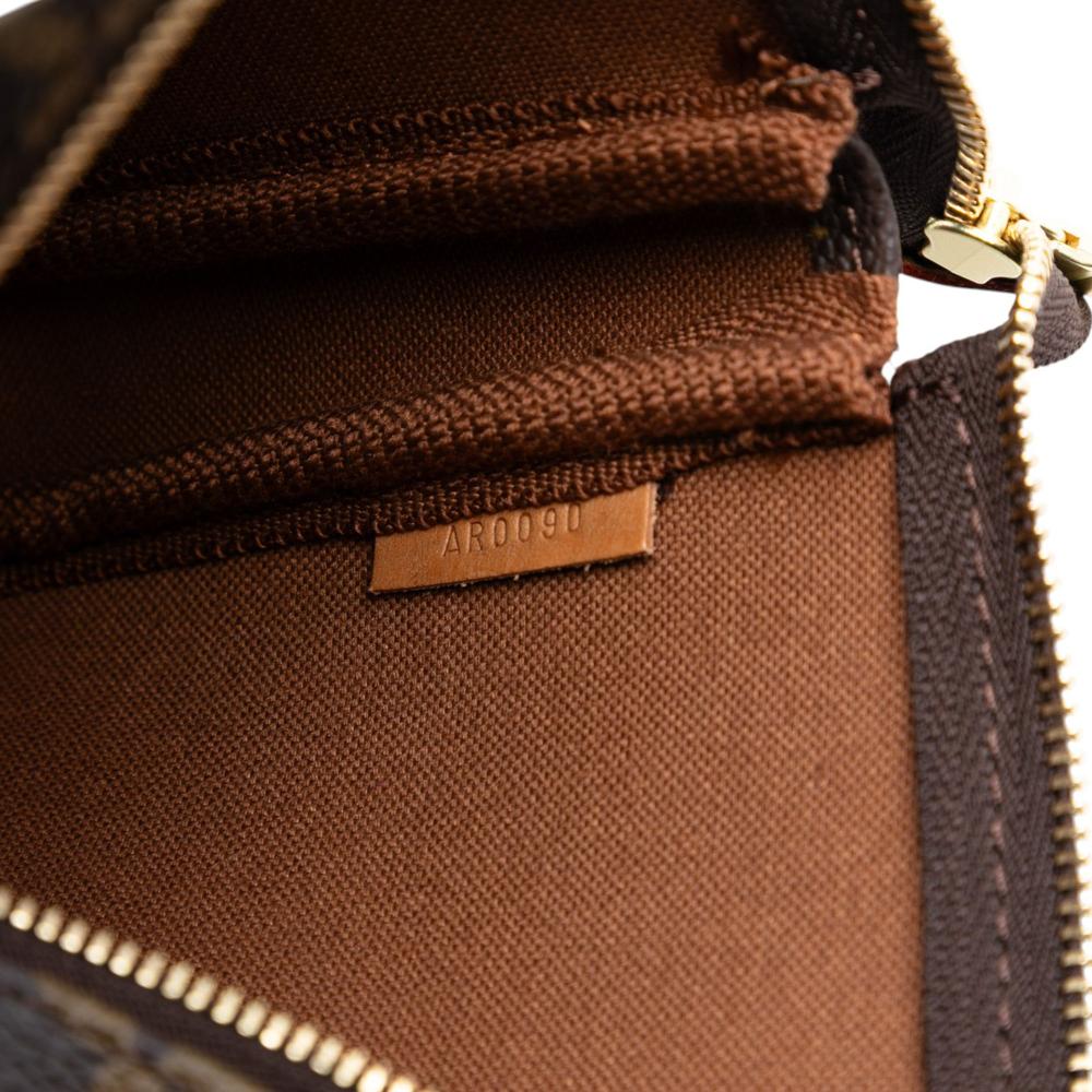 Louis Vuitton AB Louis Vuitton Brown Monogram Canvas Fabric Monogram Pochette Accessoires France