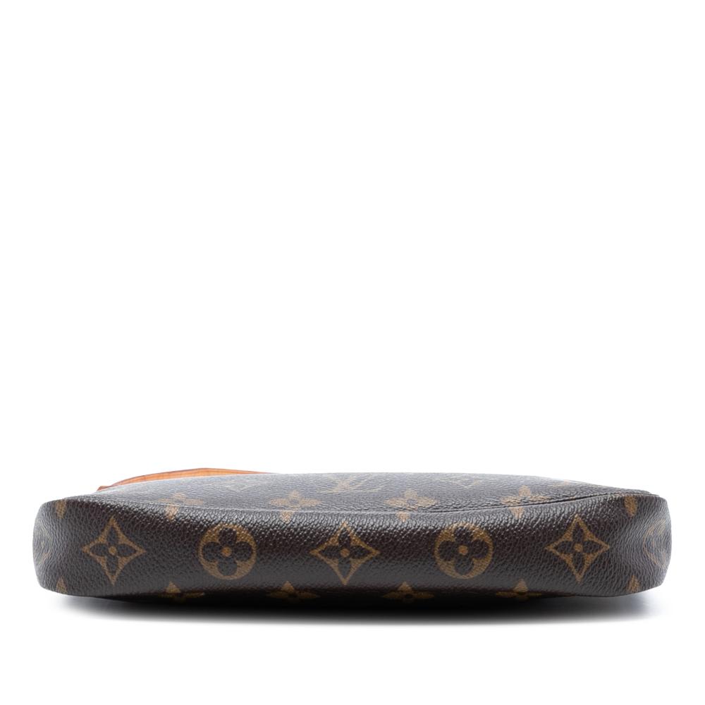 Louis Vuitton AB Louis Vuitton Brown Monogram Canvas Fabric Monogram Pochette Accessoires France