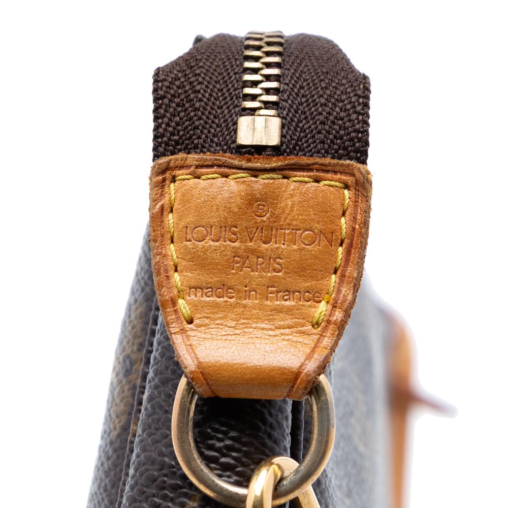 Louis Vuitton AB Louis Vuitton Brown Monogram Canvas Fabric Monogram Pochette Accessoires France