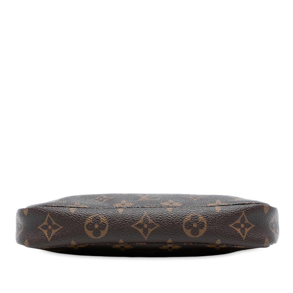 Louis Vuitton AB Louis Vuitton Brown Monogram Canvas Fabric Monogram Pochette Accessoires France