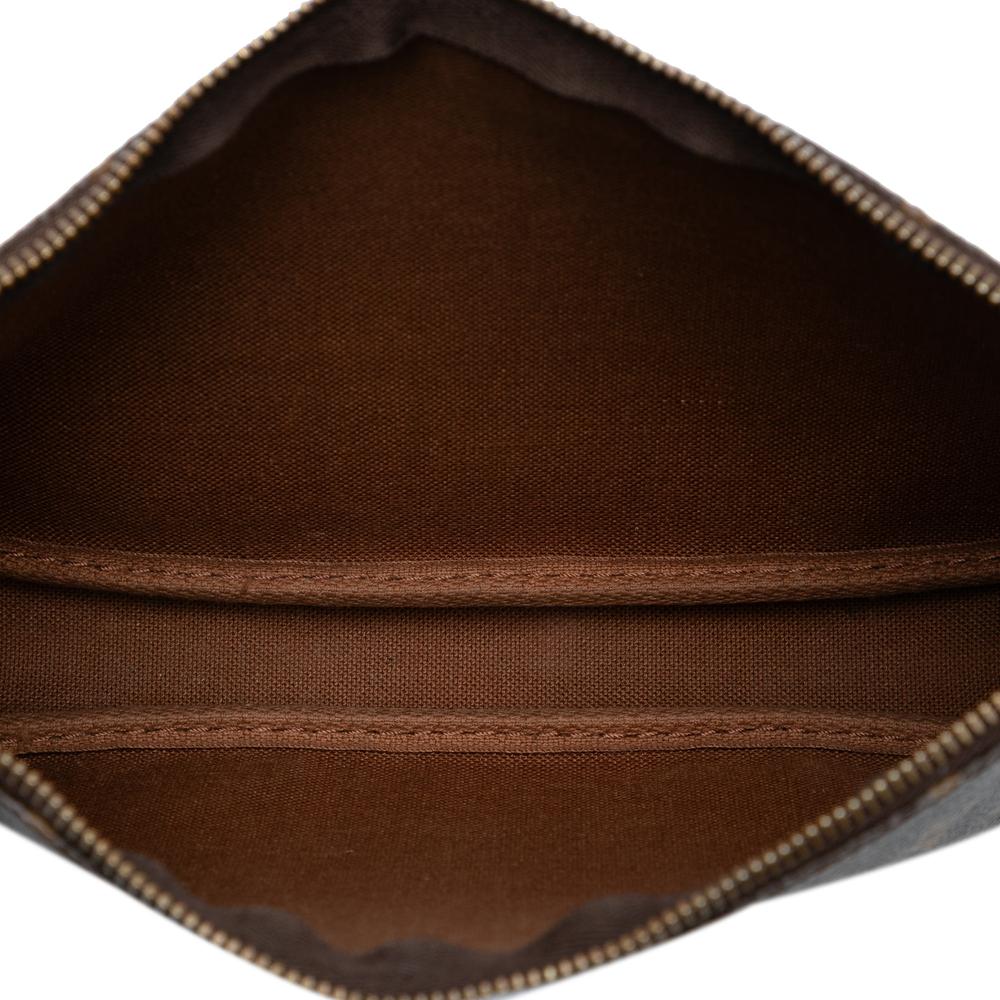 Louis Vuitton AB Louis Vuitton Brown Monogram Canvas Fabric Monogram Pochette Accessoires France