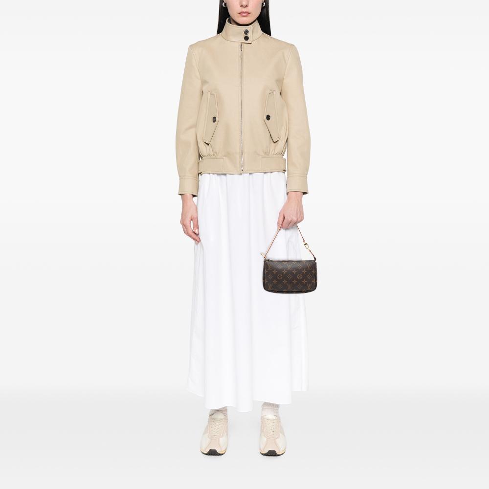 Louis Vuitton AB Louis Vuitton Brown Monogram Canvas Fabric Monogram Pochette Accessoires France