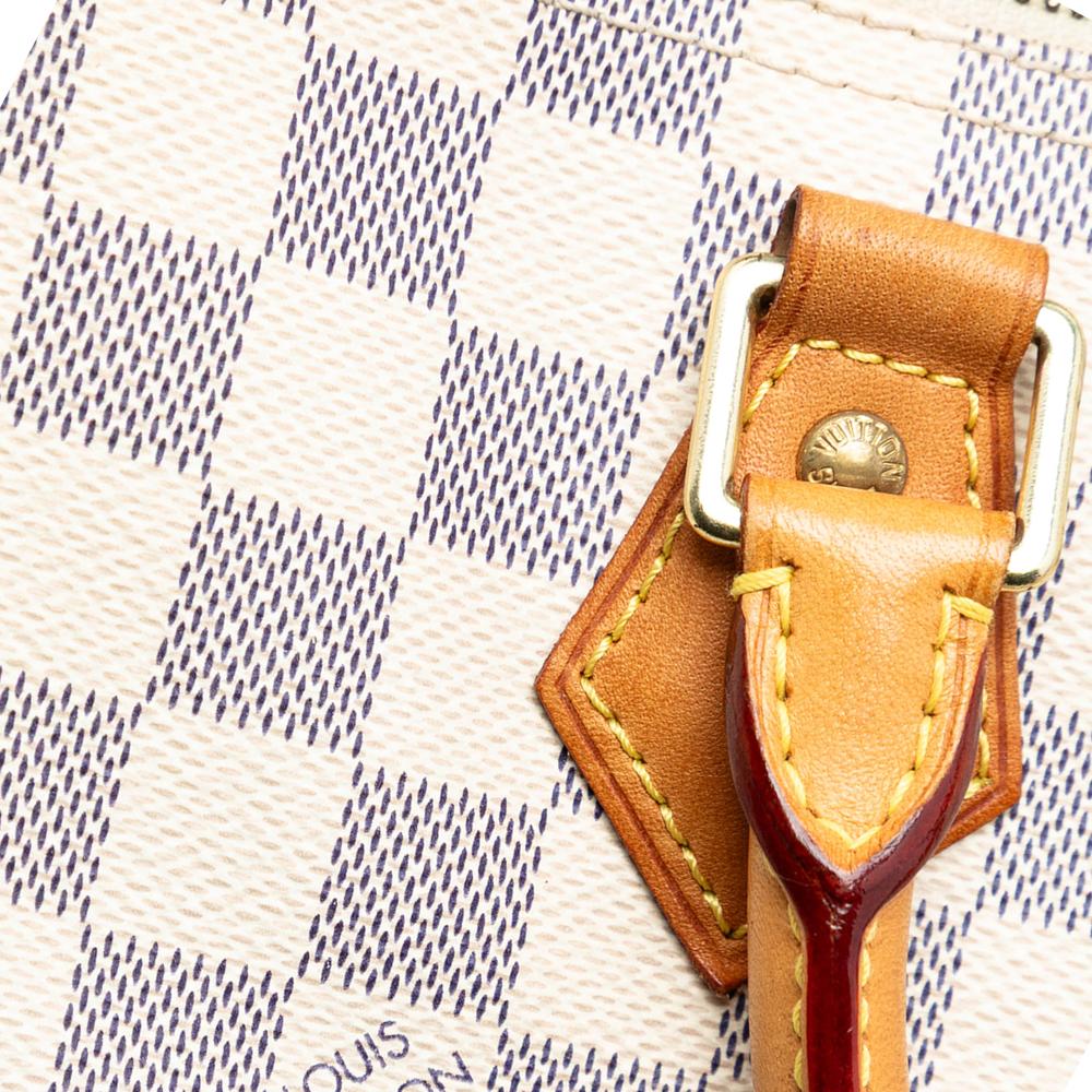 Louis Vuitton B Louis Vuitton White Damier Canvas Fabric Damier Azur Speedy Bandouliere 30 France