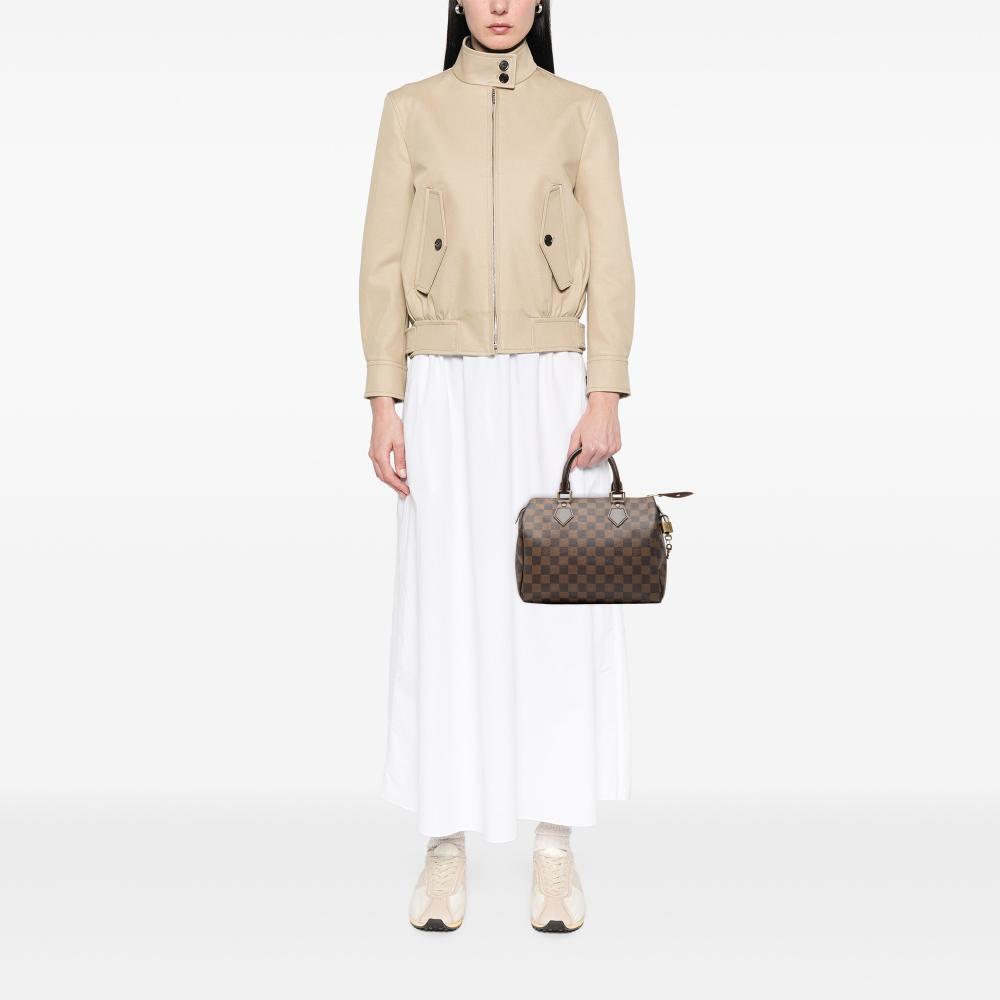 Louis Vuitton B Louis Vuitton Brown Damier Canvas Fabric Damier Ebene Speedy 25 France