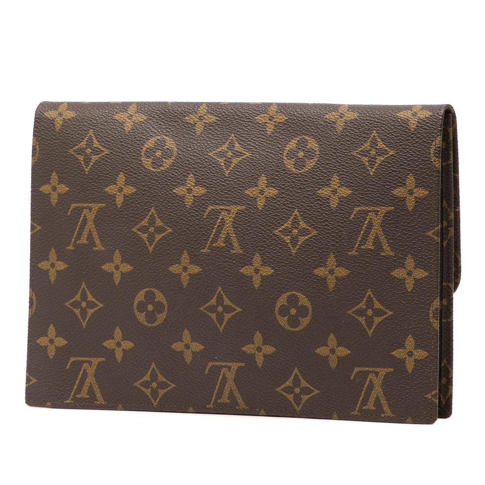 Louis Vuitton AB Louis Vuitton Brown Monogram Canvas Fabric Monogram Pochette Rabat 23 France