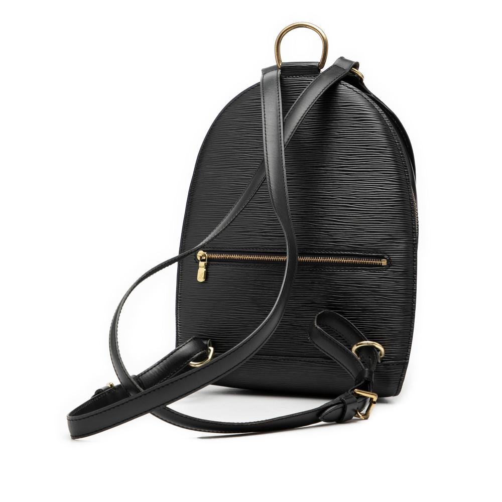 Louis Vuitton B Louis Vuitton Black Epi Leather Leather Epi Mabillon France