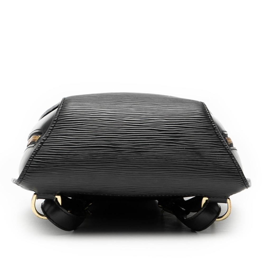 Louis Vuitton B Louis Vuitton Black Epi Leather Leather Epi Mabillon France