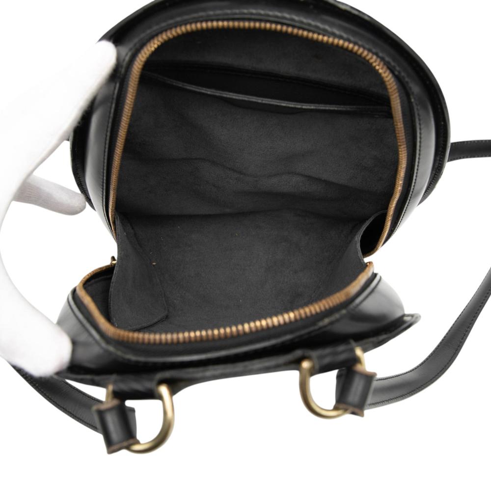 Louis Vuitton B Louis Vuitton Black Epi Leather Leather Epi Mabillon France
