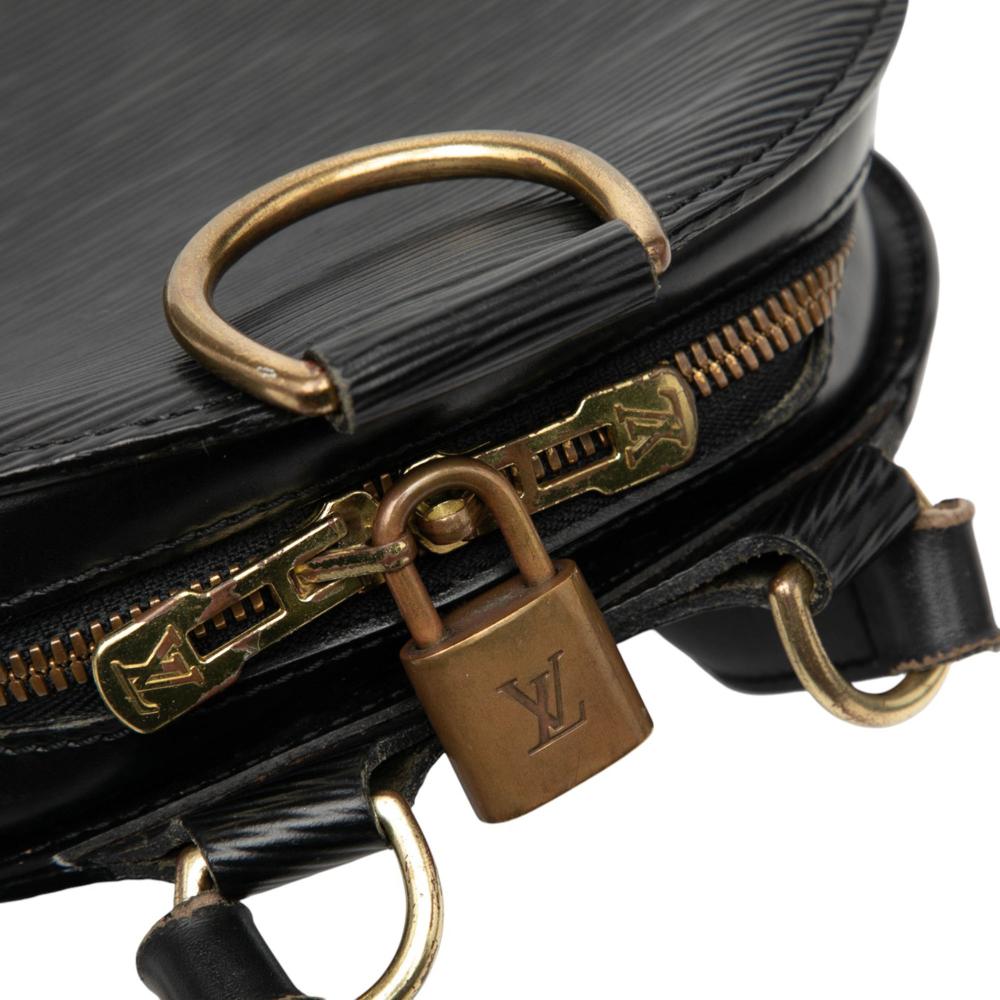 Louis Vuitton B Louis Vuitton Black Epi Leather Leather Epi Mabillon France