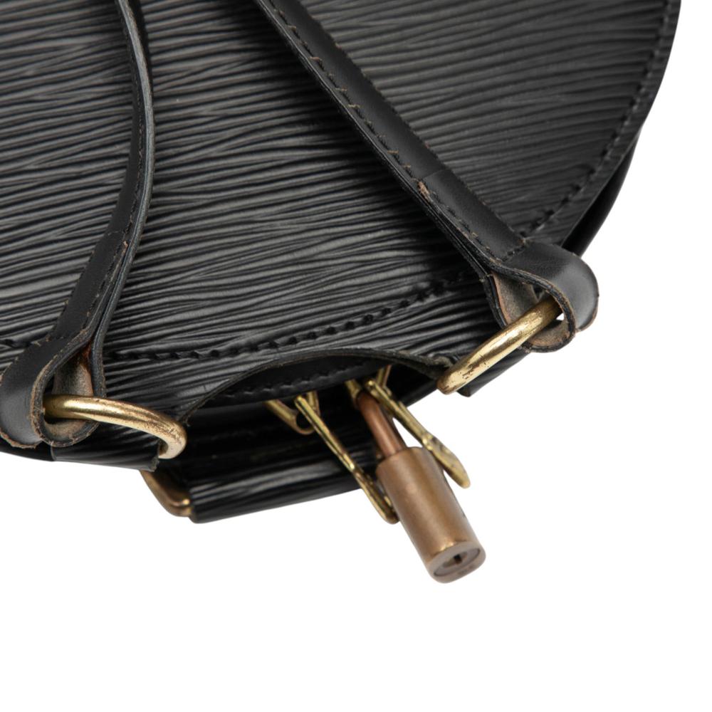 Louis Vuitton B Louis Vuitton Black Epi Leather Leather Epi Mabillon France