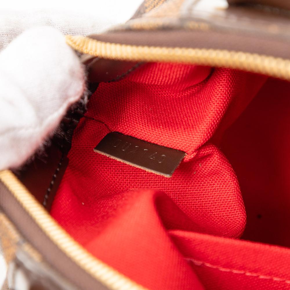 Louis Vuitton B Louis Vuitton Brown Damier Canvas Fabric Damier Ebene Verona PM France