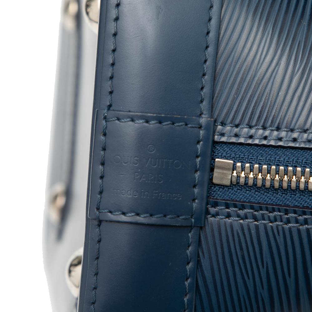Louis Vuitton B Louis Vuitton Blue Navy Epi Leather Leather Epi Alma PM France