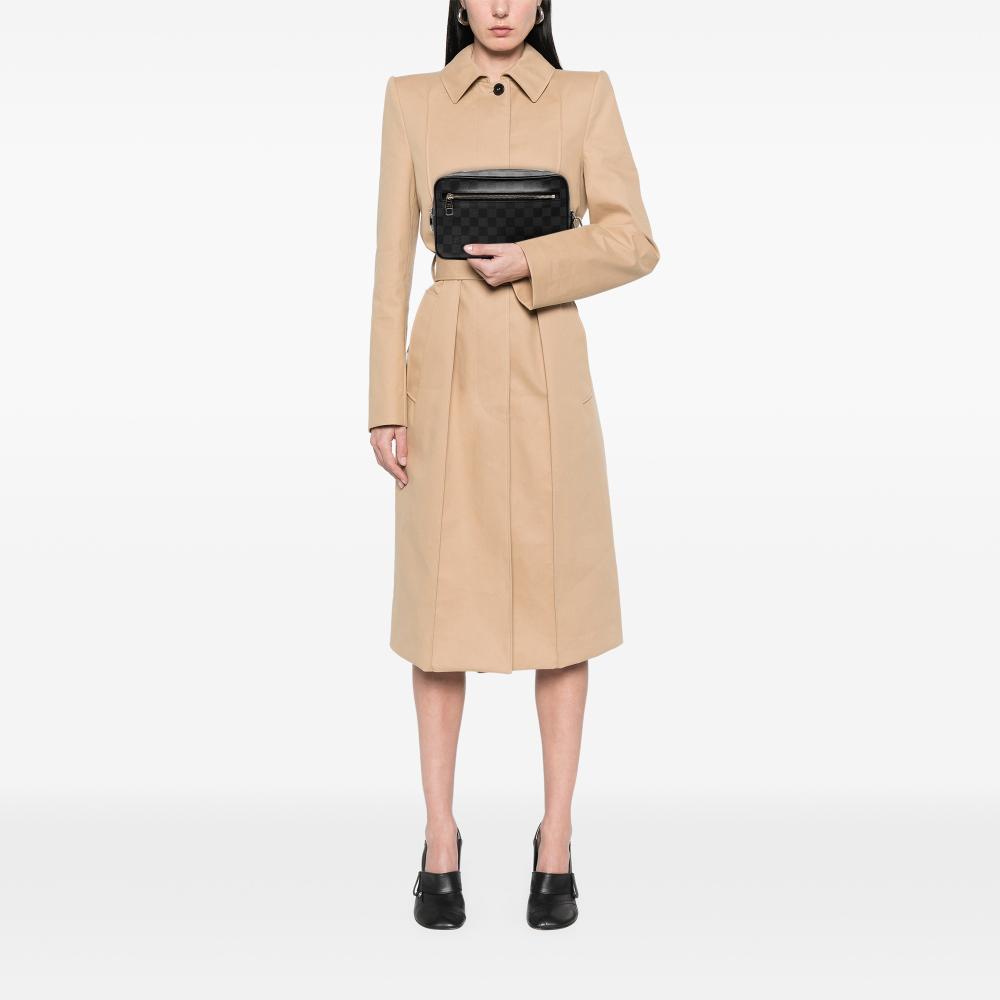 Louis Vuitton AB Louis Vuitton Black Damier Canvas Fabric Damier Graphite Kasai France