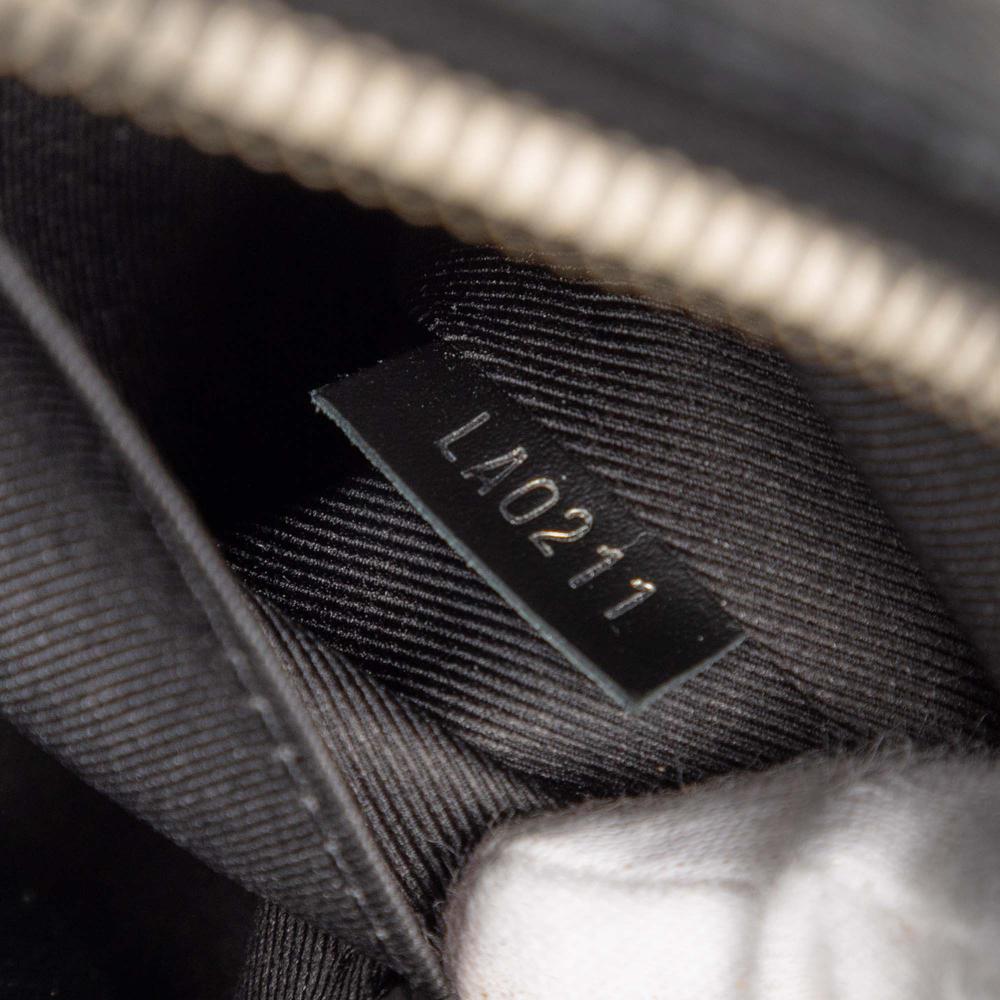 Louis Vuitton AB Louis Vuitton Black Damier Canvas Fabric Damier Graphite Kasai France