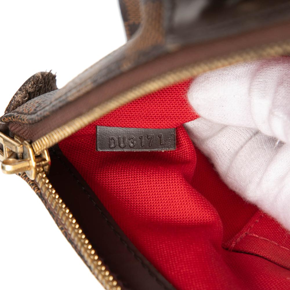 Louis Vuitton B Louis Vuitton Brown Damier Canvas Fabric Damier Ebene Verona MM France