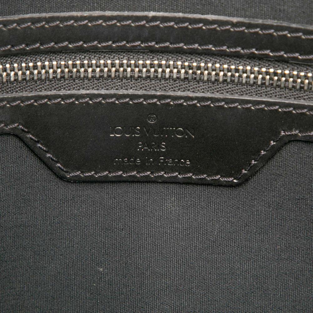 Louis Vuitton B Louis Vuitton Gray Dark Gray Calf Leather Monogram Mat Malden France