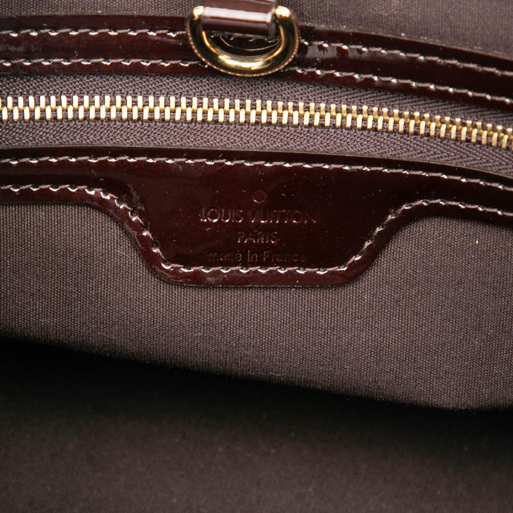 Louis Vuitton B Louis Vuitton Purple Vernis Leather Leather Monogram Vernis Wilshire PM France