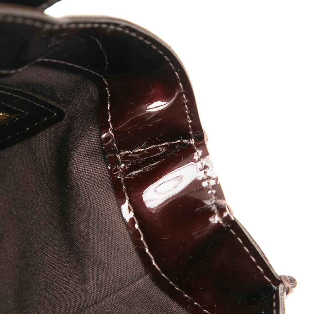 Louis Vuitton B Louis Vuitton Purple Vernis Leather Leather Monogram Vernis Wilshire PM France