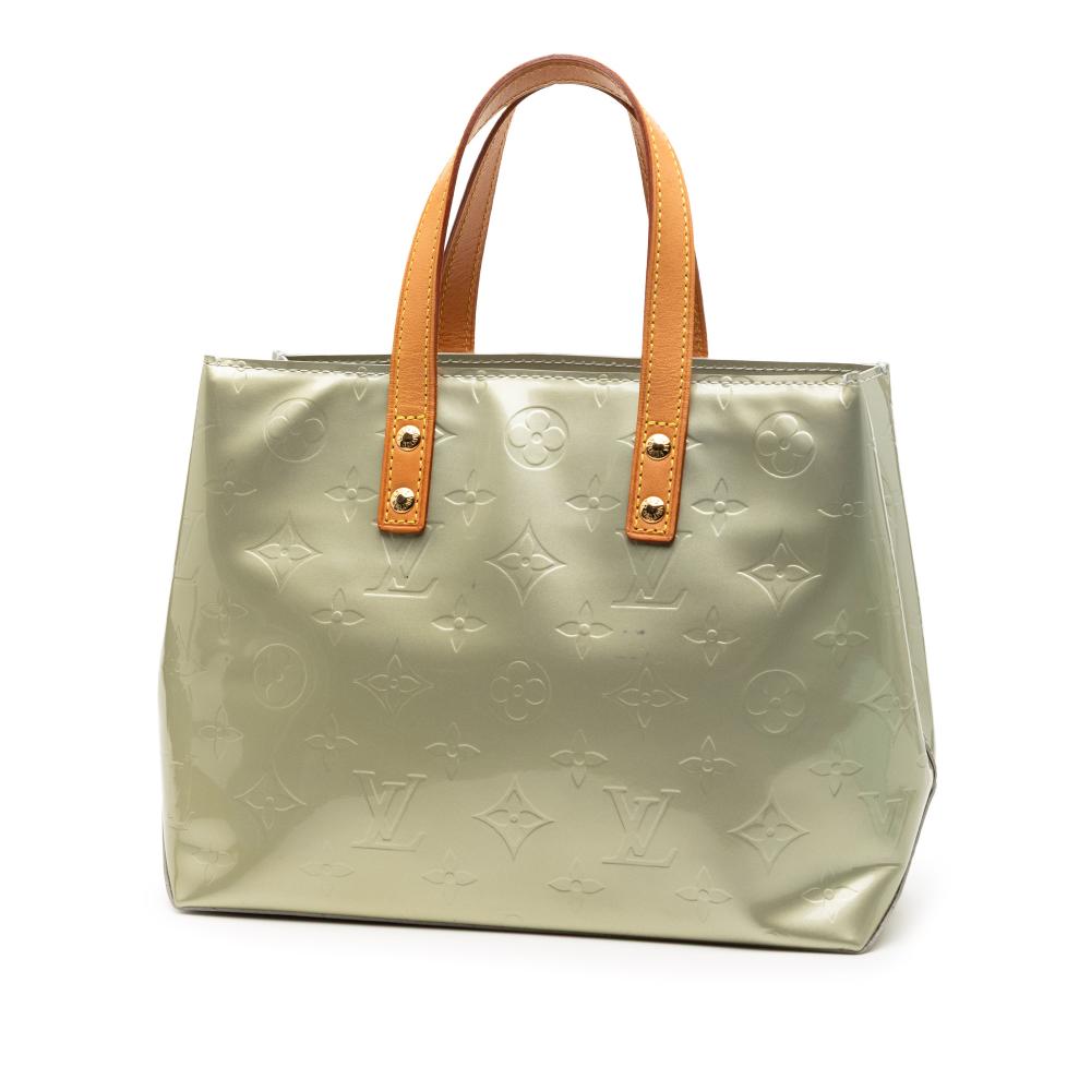 Louis Vuitton AB Louis Vuitton Gray Vernis Leather Leather Monogram Vernis Reade PM France