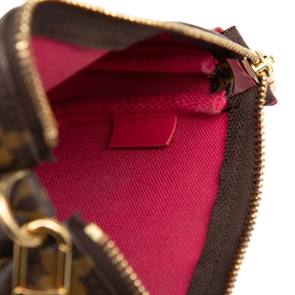 Louis Vuitton Brown Monogram Vivienne Christmas Roller Coaster Mini Pochette Accessoires France