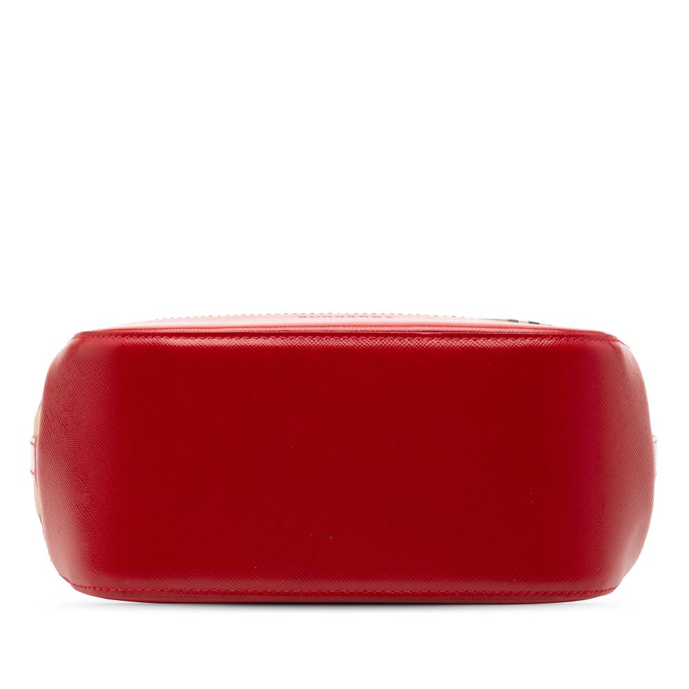 Burberry AB Burberry Brown Beige Canvas Fabric Haymarket Check Shoulder Bag United Kingdom