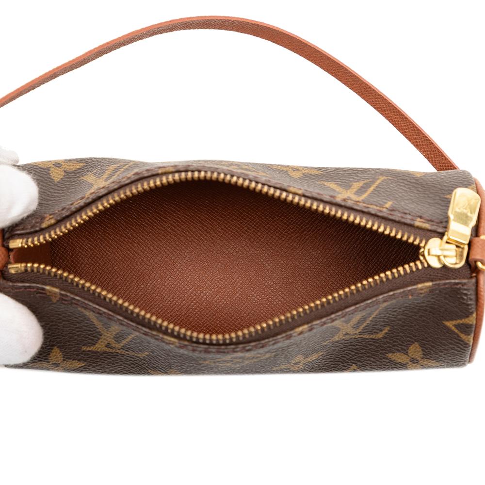Louis Vuitton AB Louis Vuitton Brown Monogram Canvas Fabric Monogram Papillon Pochette France