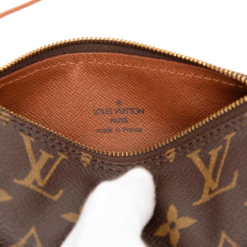 Louis Vuitton AB Louis Vuitton Brown Monogram Canvas Fabric Monogram Papillon Pochette France
