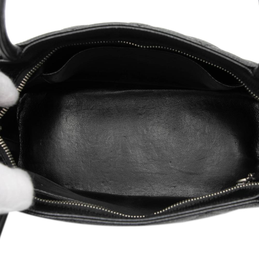 Chanel AB Chanel Black Caviar Leather Leather Caviar Medallion Tote Italy