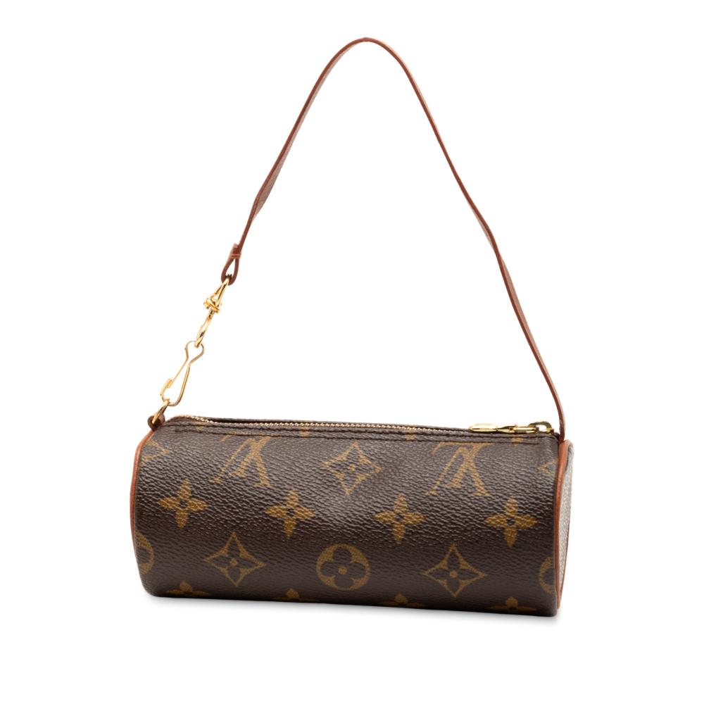 Louis Vuitton AB Louis Vuitton Brown Monogram Canvas Fabric Monogram Papillon Pochette France