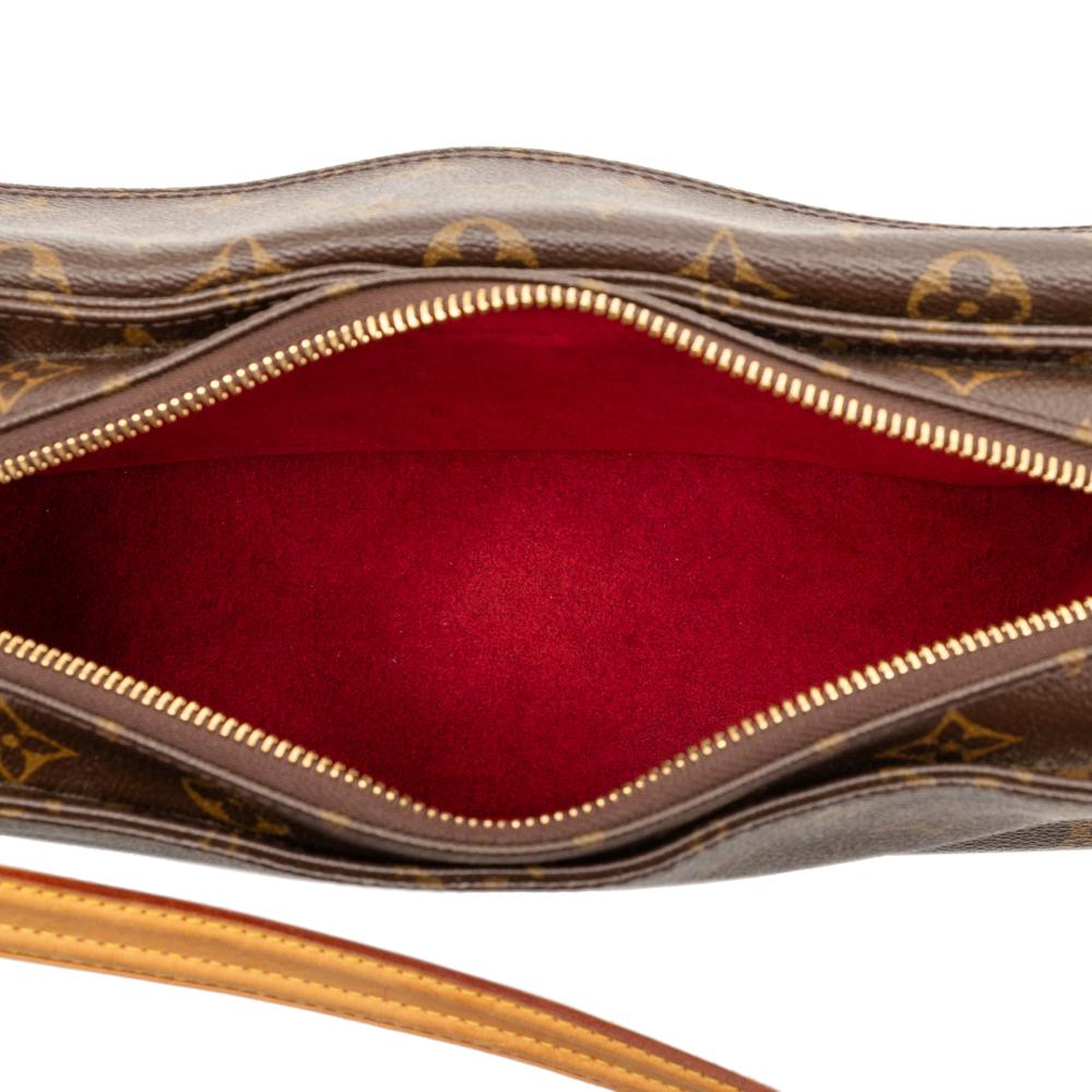 Louis Vuitton B Louis Vuitton Brown Monogram Canvas Fabric Monogram Viva Cite MM France