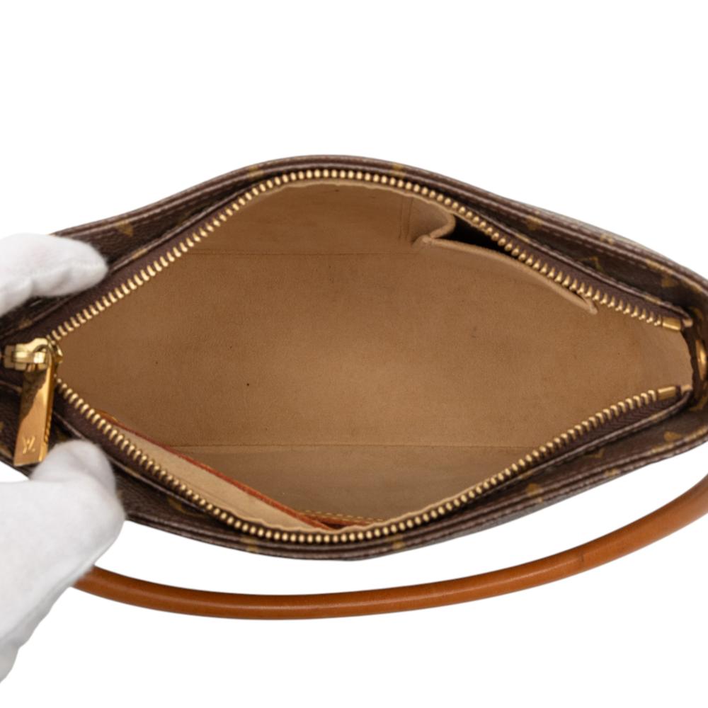 Louis Vuitton AB Louis Vuitton Brown Monogram Canvas Fabric Monogram Looping MM France