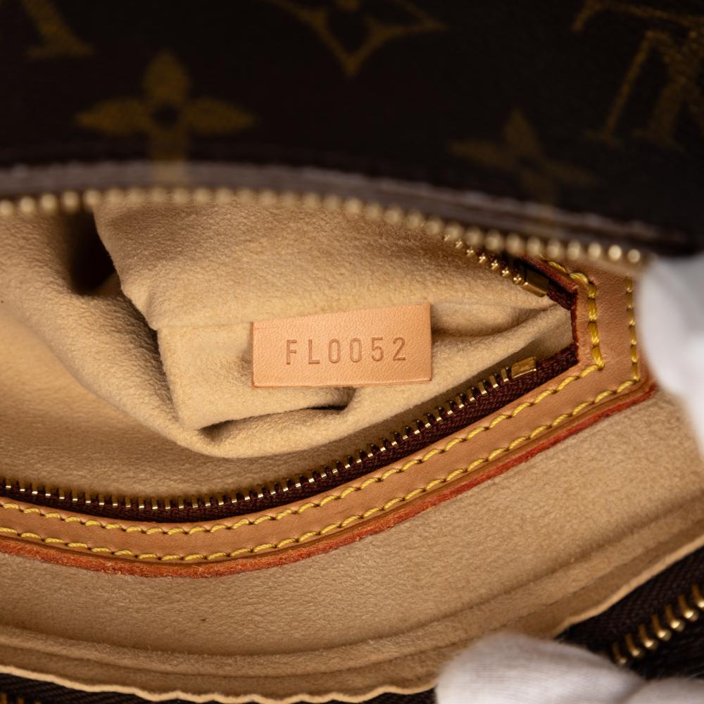 Louis Vuitton AB Louis Vuitton Brown Monogram Canvas Fabric Monogram Looping MM France