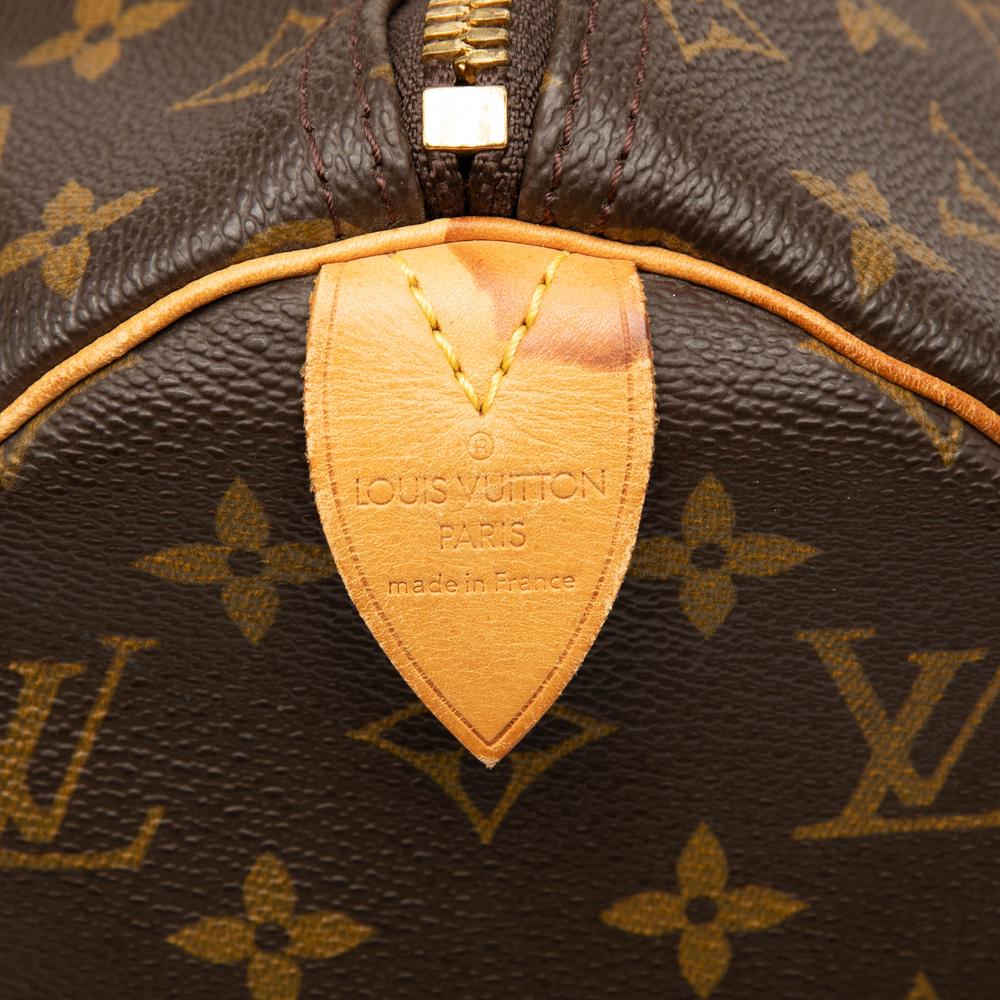 Louis Vuitton B Louis Vuitton Brown Monogram Canvas Fabric Monogram Keepall 45 France