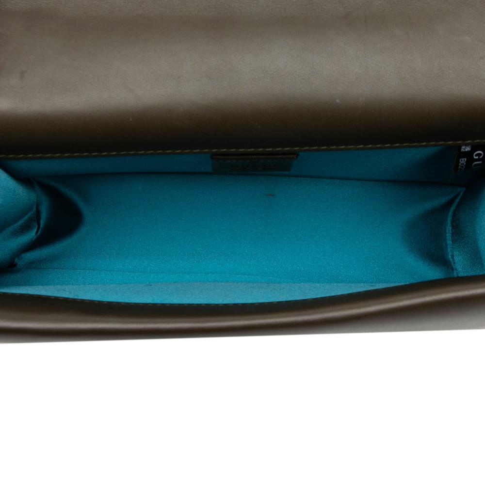 Gucci AB Gucci Green Olive Green Velvet Fabric Medium GG Dionysus Crossbody Italy