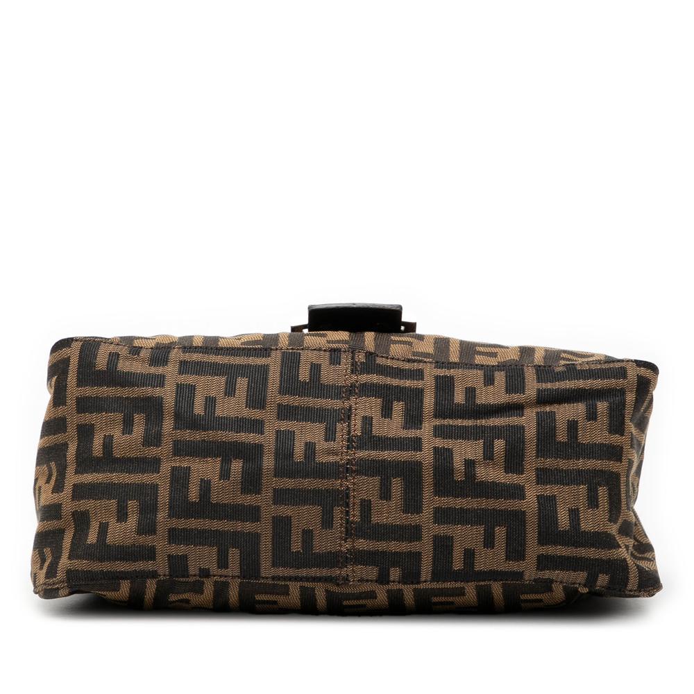 Fendi B Fendi Brown Canvas Fabric Zucca Mamma Forever Italy