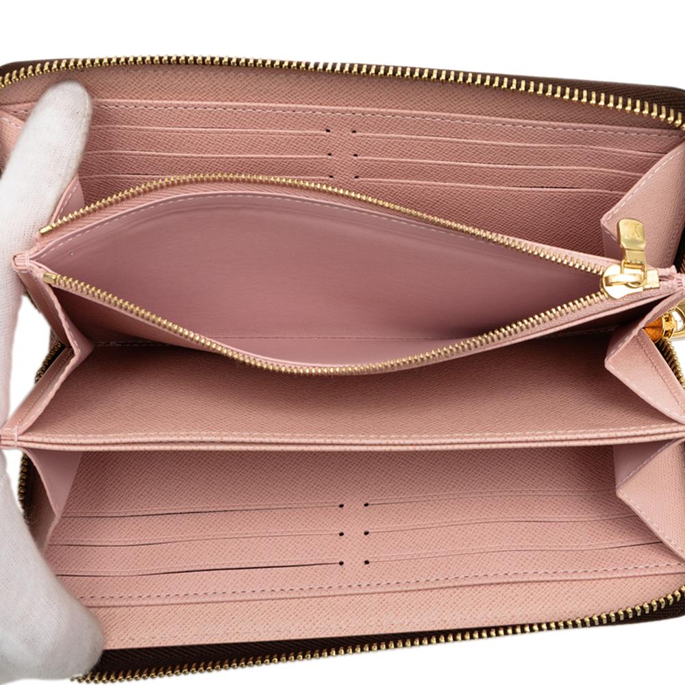 Louis Vuitton B Louis Vuitton Brown Monogram Canvas Fabric Monogram Zippy Long Wallet France