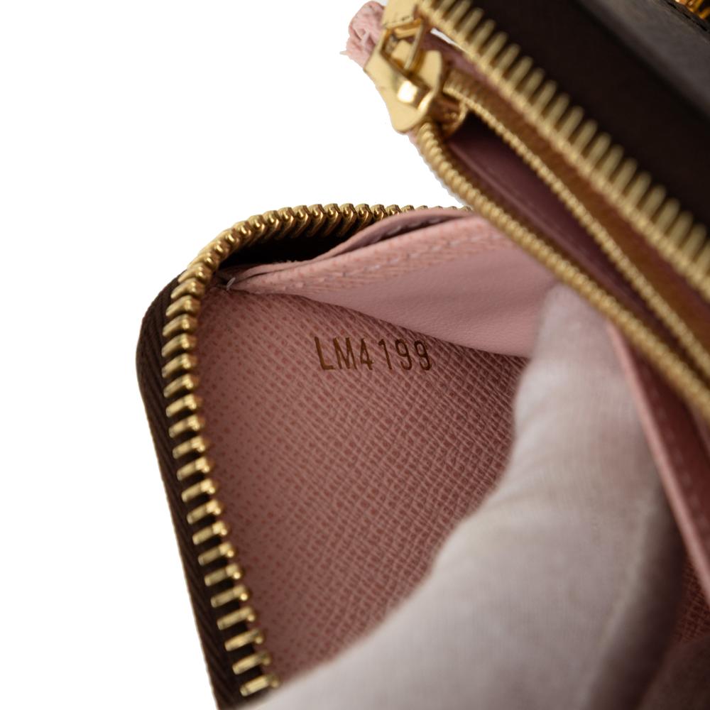 Louis Vuitton B Louis Vuitton Brown Monogram Canvas Fabric Monogram Zippy Long Wallet France