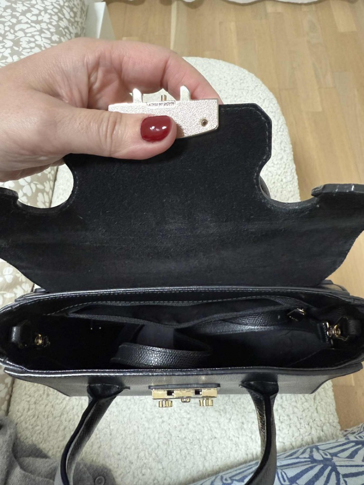 Furla Leather handbag with shoulder strap