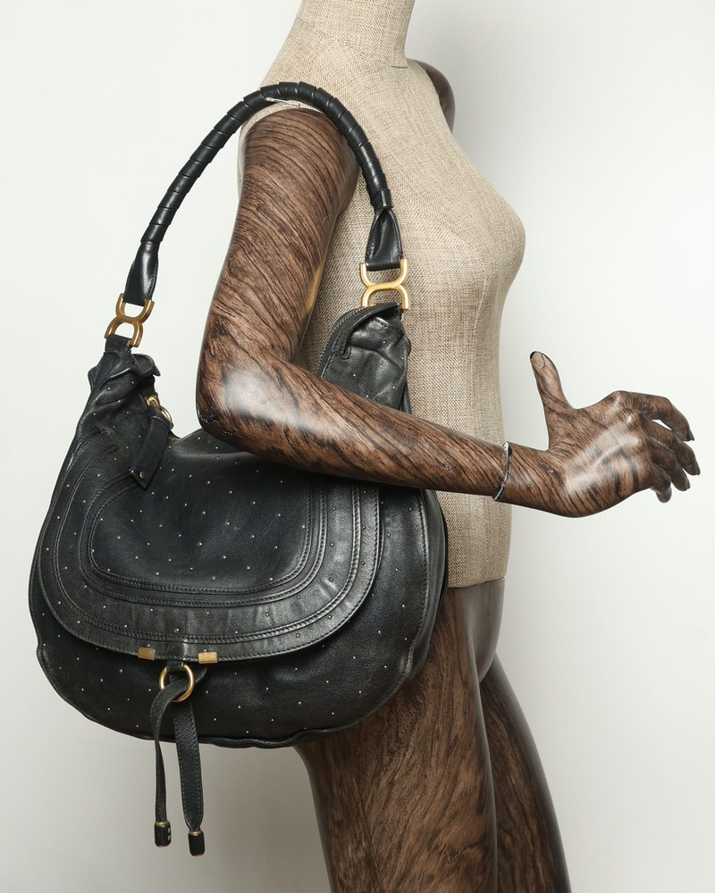 Chloé Large Studded Marcie Bag