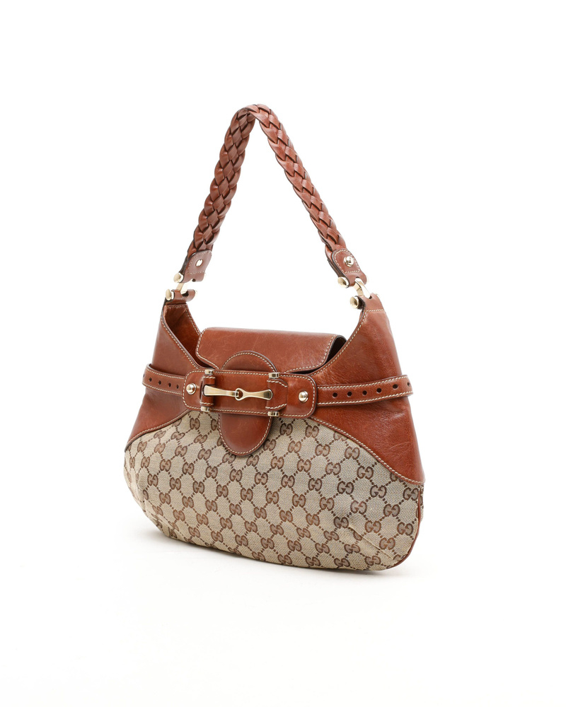 Gucci GG Horsebit Shoulder Bag