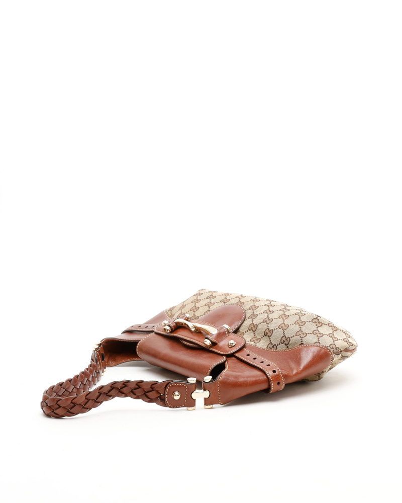 Gucci GG Horsebit Shoulder Bag