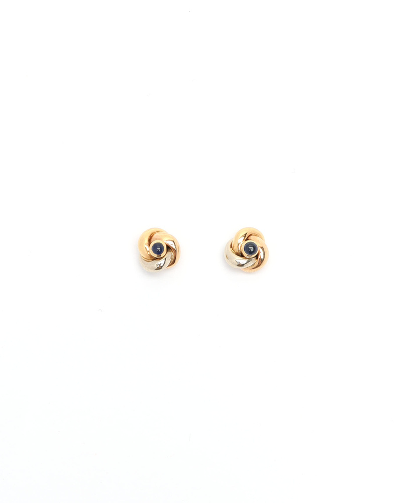 Cartier Vintage Sapphire Baby Trinity Earrings
