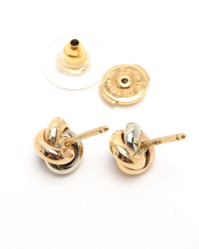 Cartier Vintage Sapphire Baby Trinity Earrings