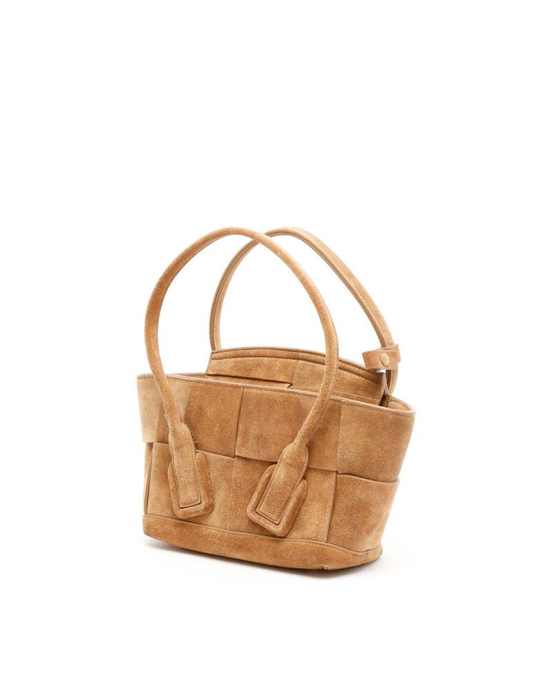 Bottega Veneta Suede Mini Arco Bag