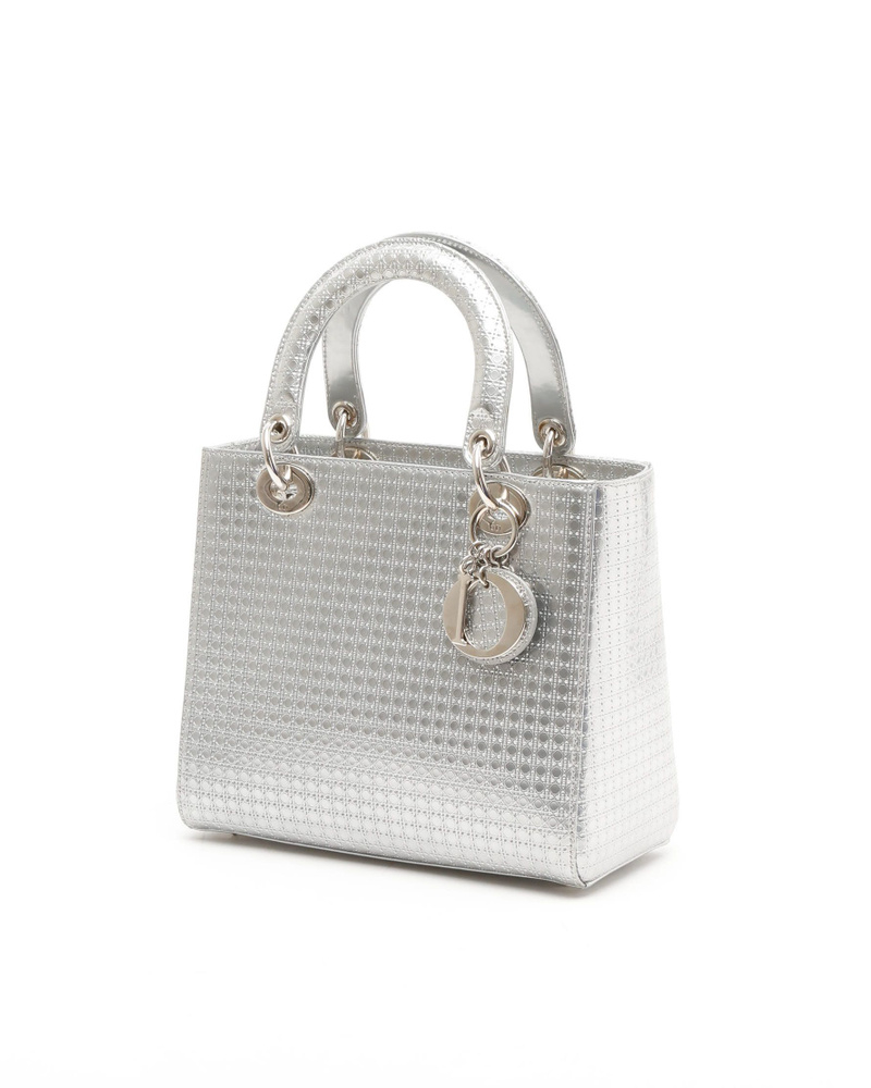 Christian Dior Medium Microcannage Lady Dior Bag
