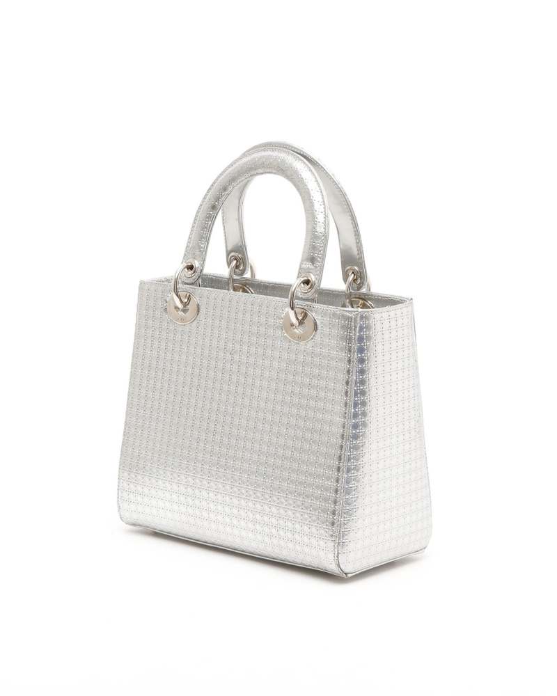 Christian Dior Medium Microcannage Lady Dior Bag