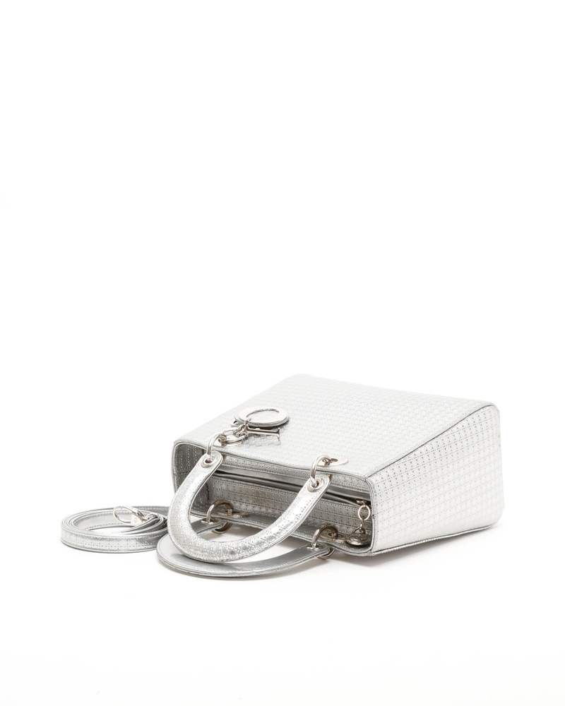 Christian Dior Medium Microcannage Lady Dior Bag